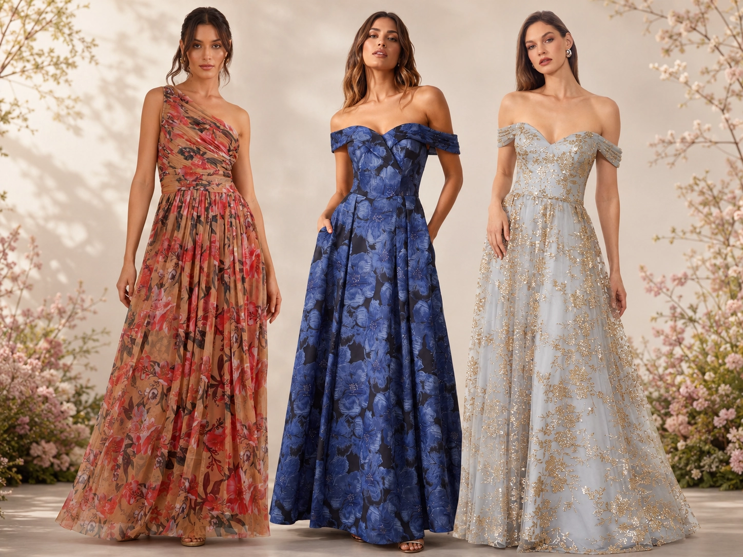 Cocktail formal and black tie spring wedding guest dresses Melbourne
